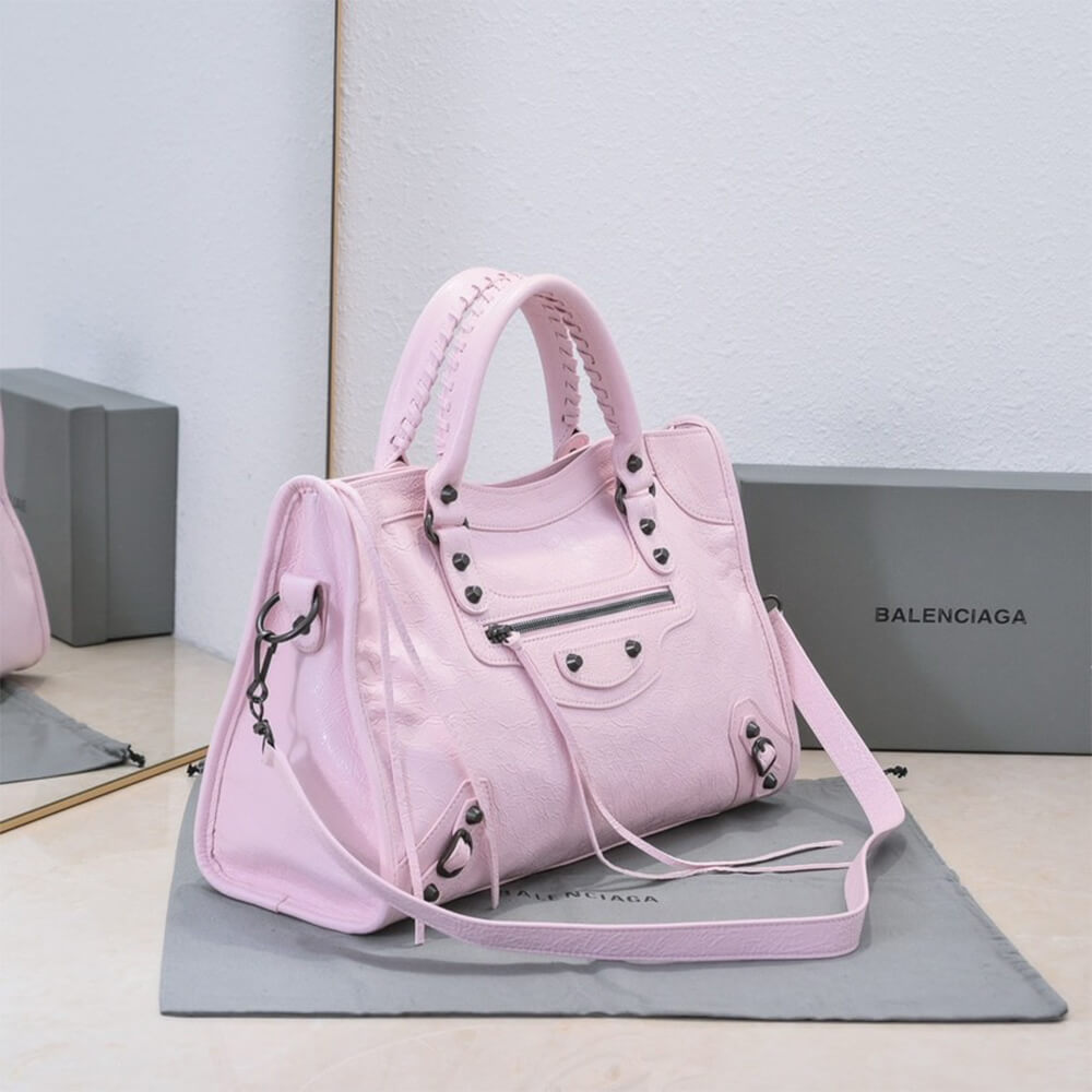 Balenciaga Women s Le City Bag Medium(HIGH-END GRADE)