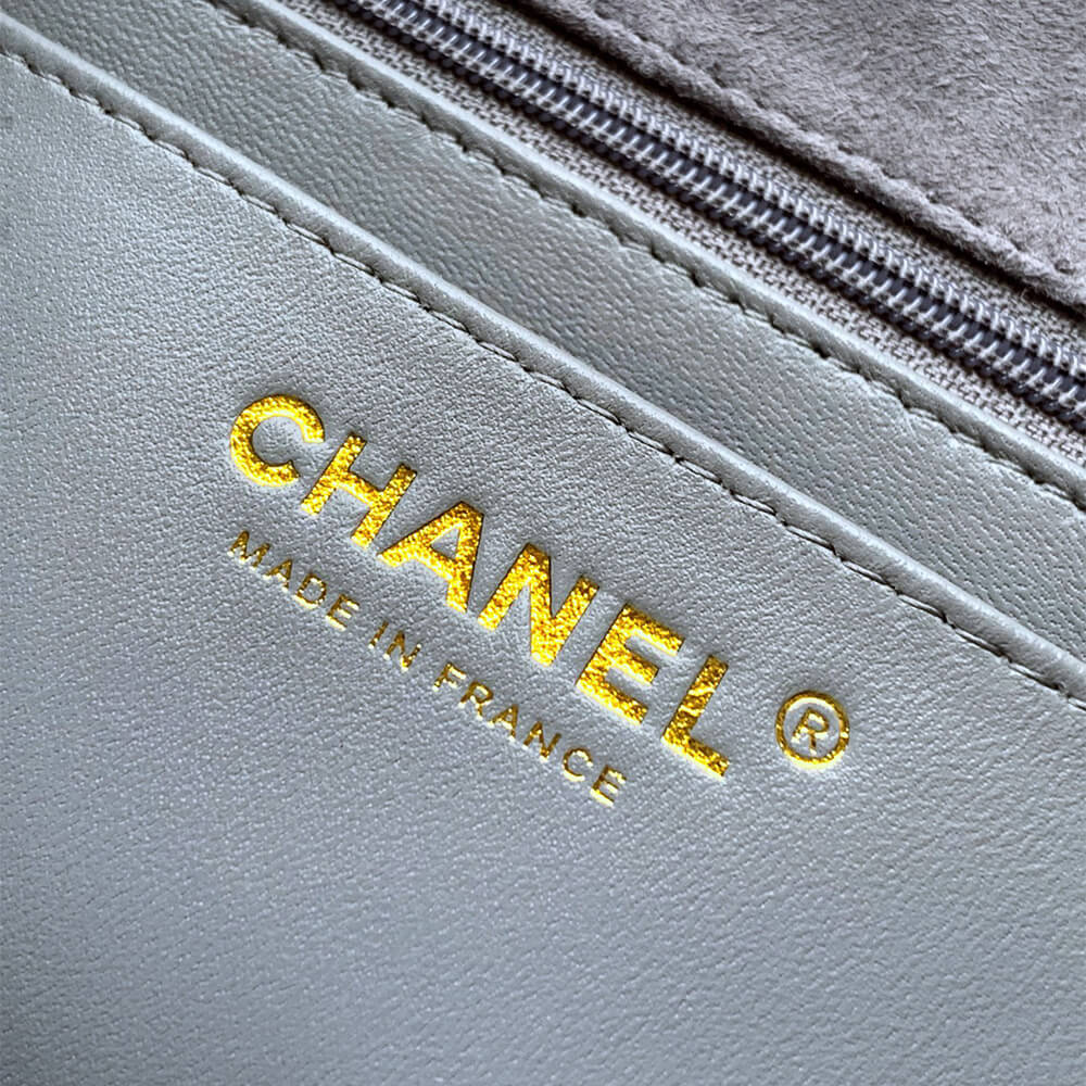 CHANEL SUEDE MINI FLAP BAG(HIGH-END GRADE)