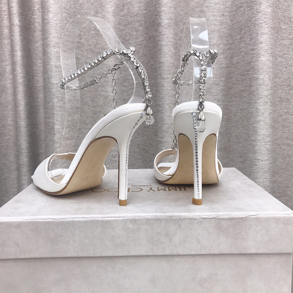 JIMMY CHOO Saeda Sandal 100