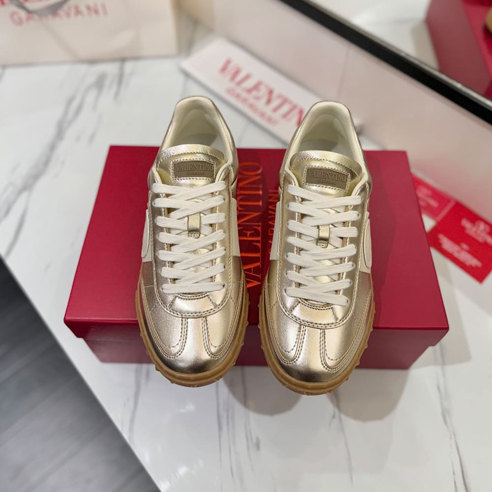 VALENTINO Women s UPVILLAGE calfskin sneakers