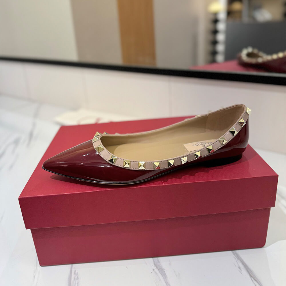 VALENTINO ROCKSTUD BALLET FLAT