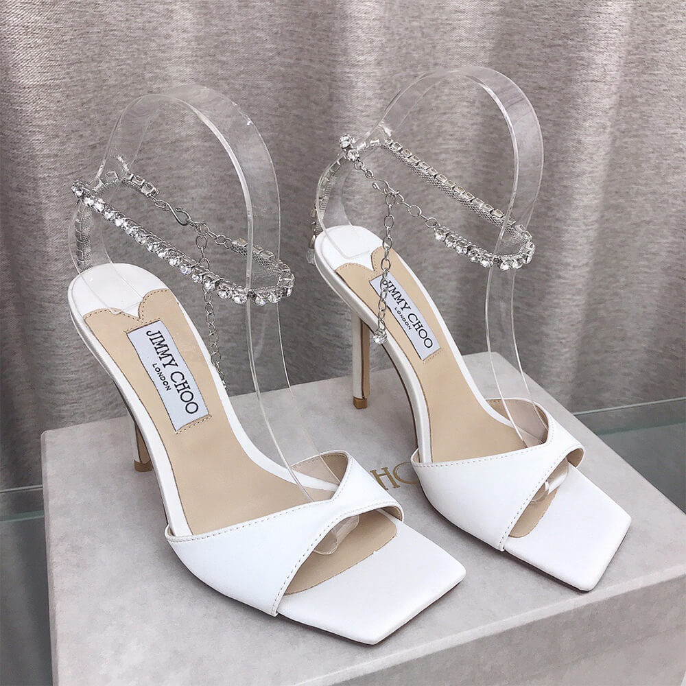 JIMMY CHOO Saeda Sandal 100