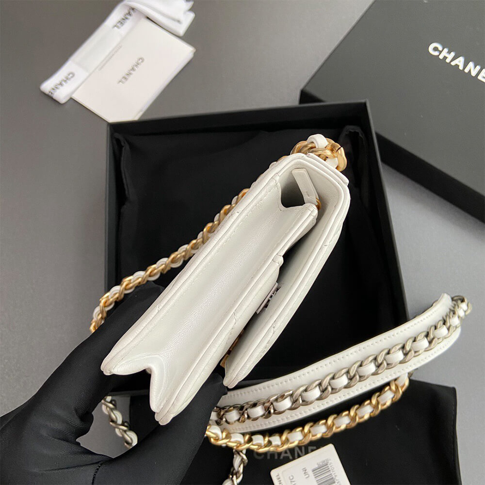 CHANEL 19 Wallet on Chain(high-end grade)