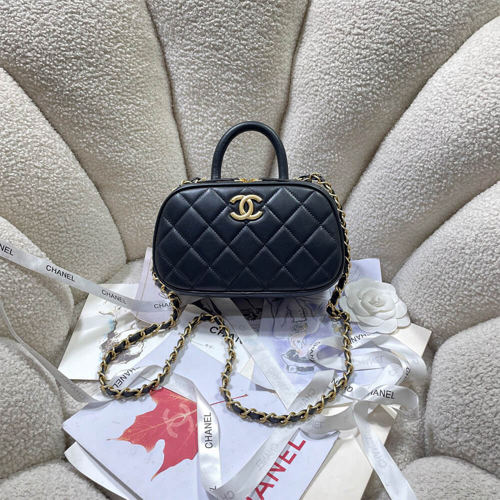 CHANEL Mini Bowling Bag(HIGH-END GRADE)
