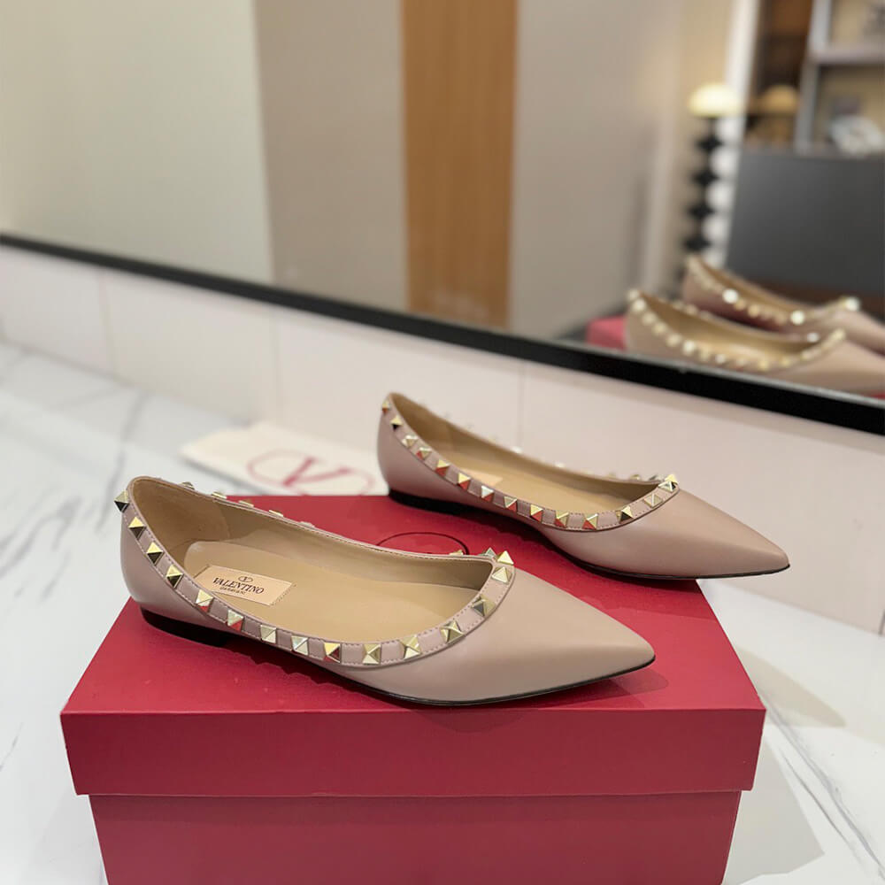 VALENTINO ROCKSTUD BALLET FLAT