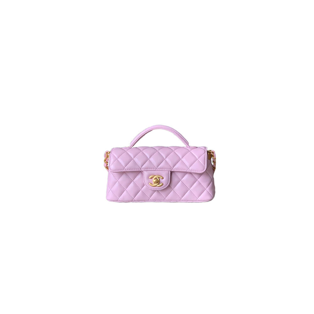 CHANEL Mini Flap Bag with Top Handle(HIGH-END GRADE)
