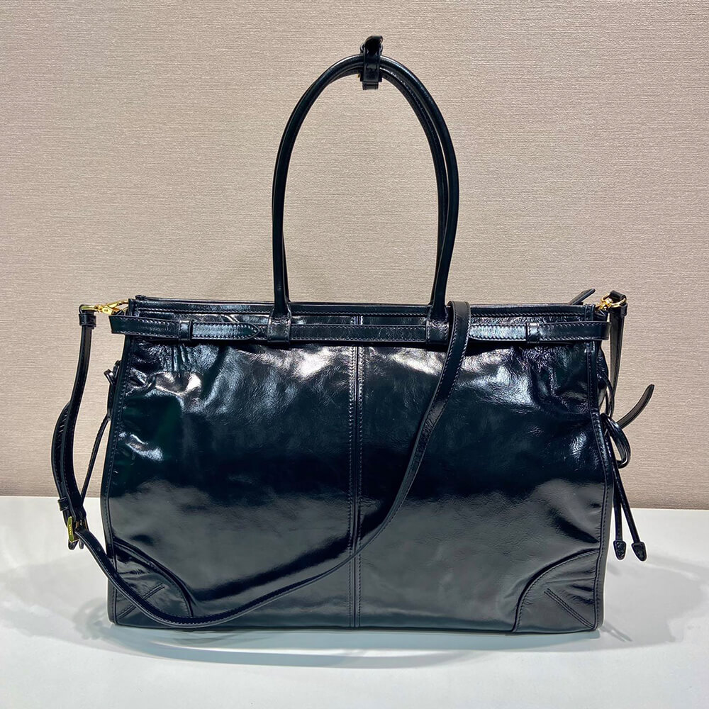 Prada Extra large leather handbag(high-end grade)