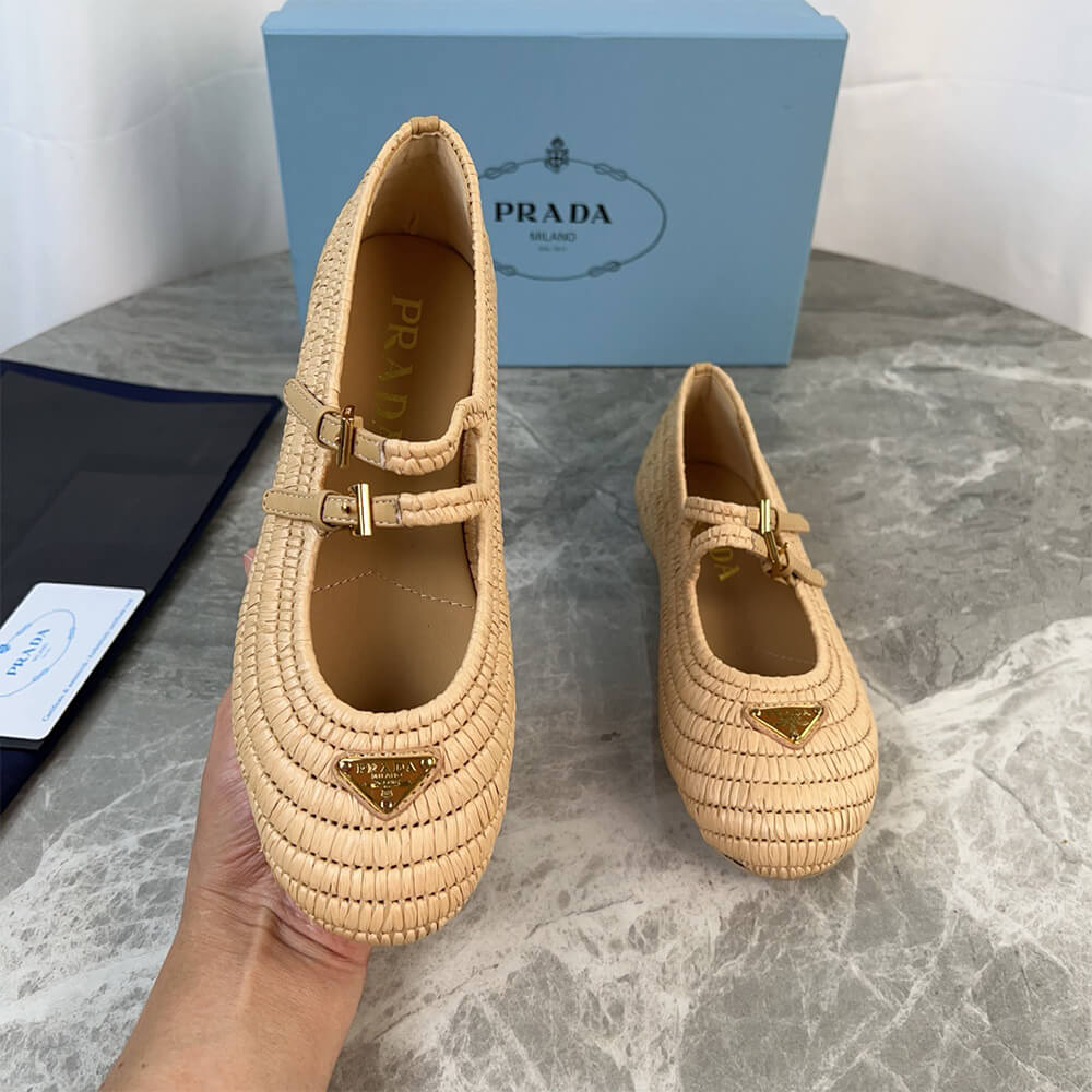 PRADA Crochet ballerinas